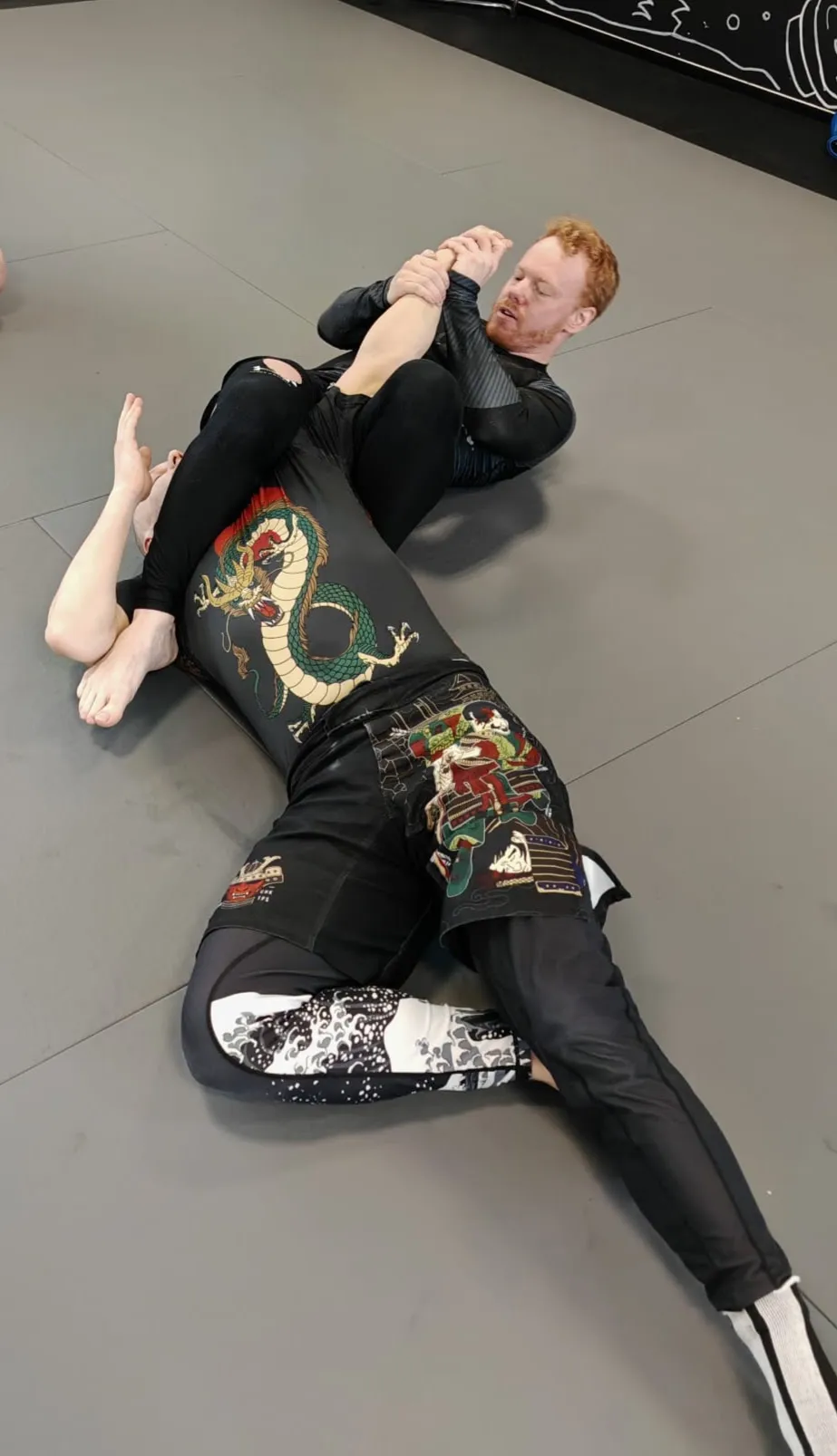 grappling trenink praha technika na zemi
