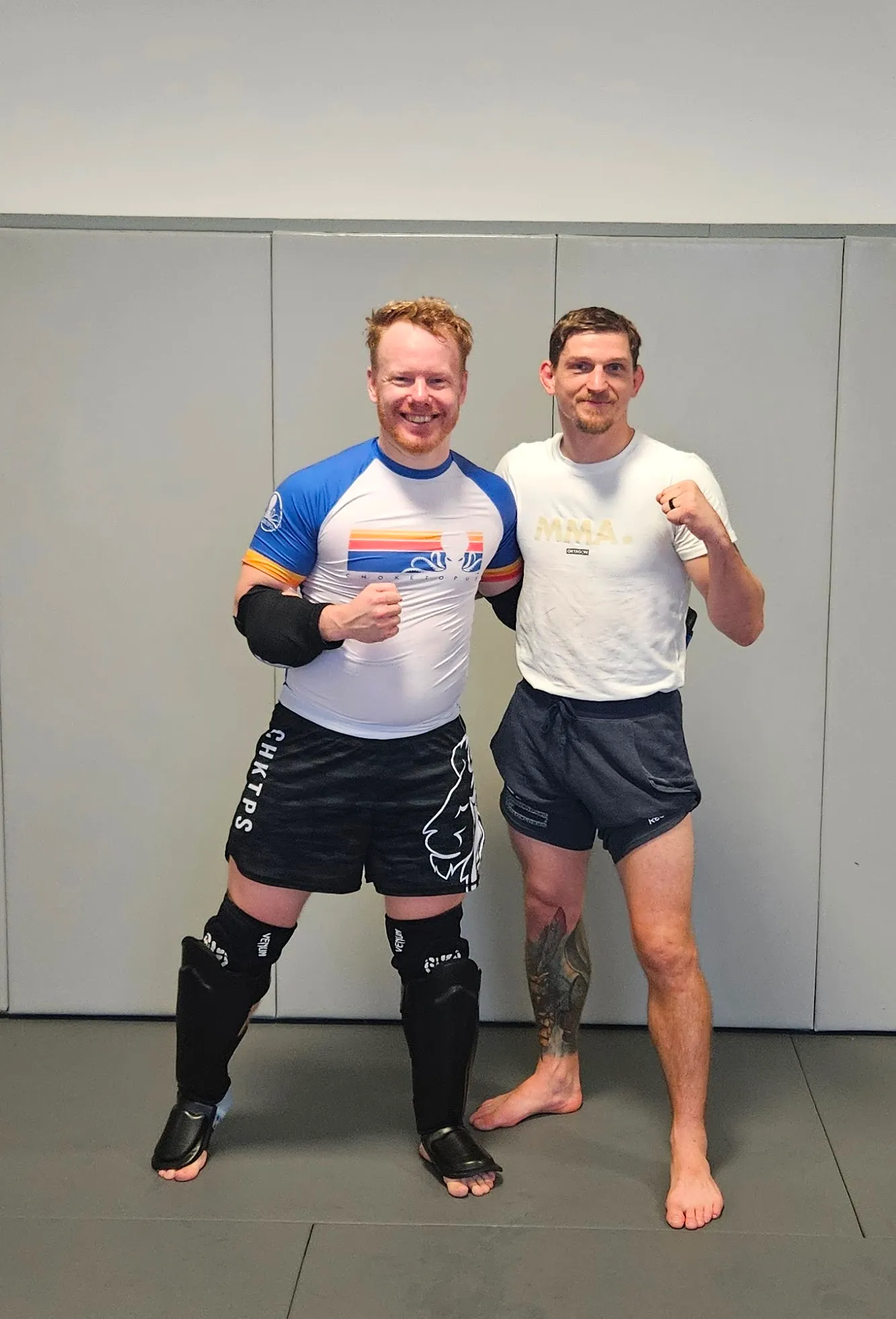 mma trener praha jakub veverka po treninku